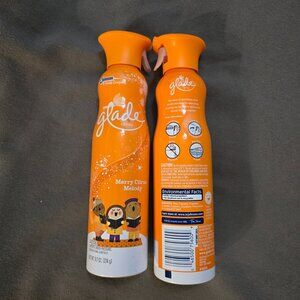 LIMITED EDITION!! 2 Cans Glade Aerosol Spray Merry Citrus Melody Holiday!
